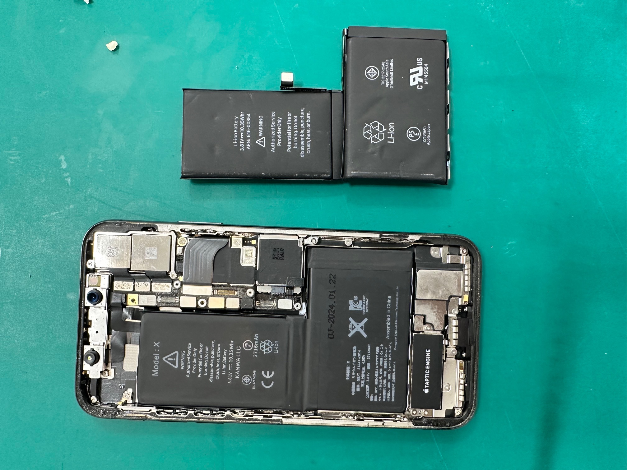 iPhone X（アイフォンテン）のバッテリー交換ならスマホ修理工房アル・プラザ小杉店へお任せください☆